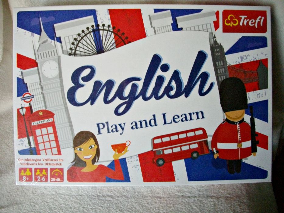 ENGLISH Play and Learn - gra edukacyjna, nauka angielskiego NOWA