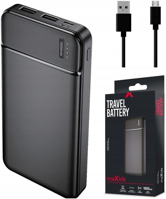 Powerbank 10000Mah Usb Micro Usb Typ-C Fast 12W