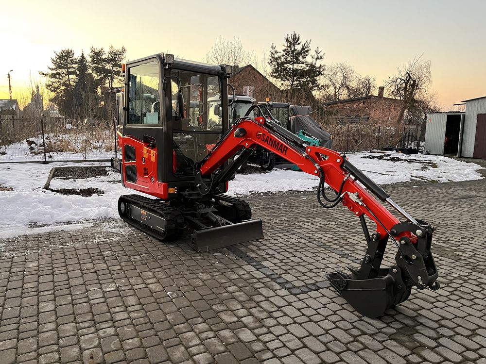 Nowa koparka SANMAR SM-20S 2.0T silnik kubota D1105 zwolnice LKC