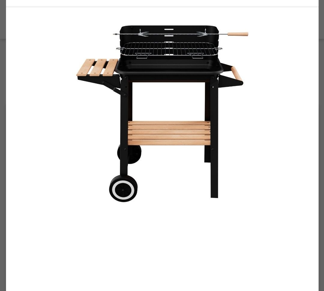 Nowy grill na kółkach grillmeister ggw 84 B1