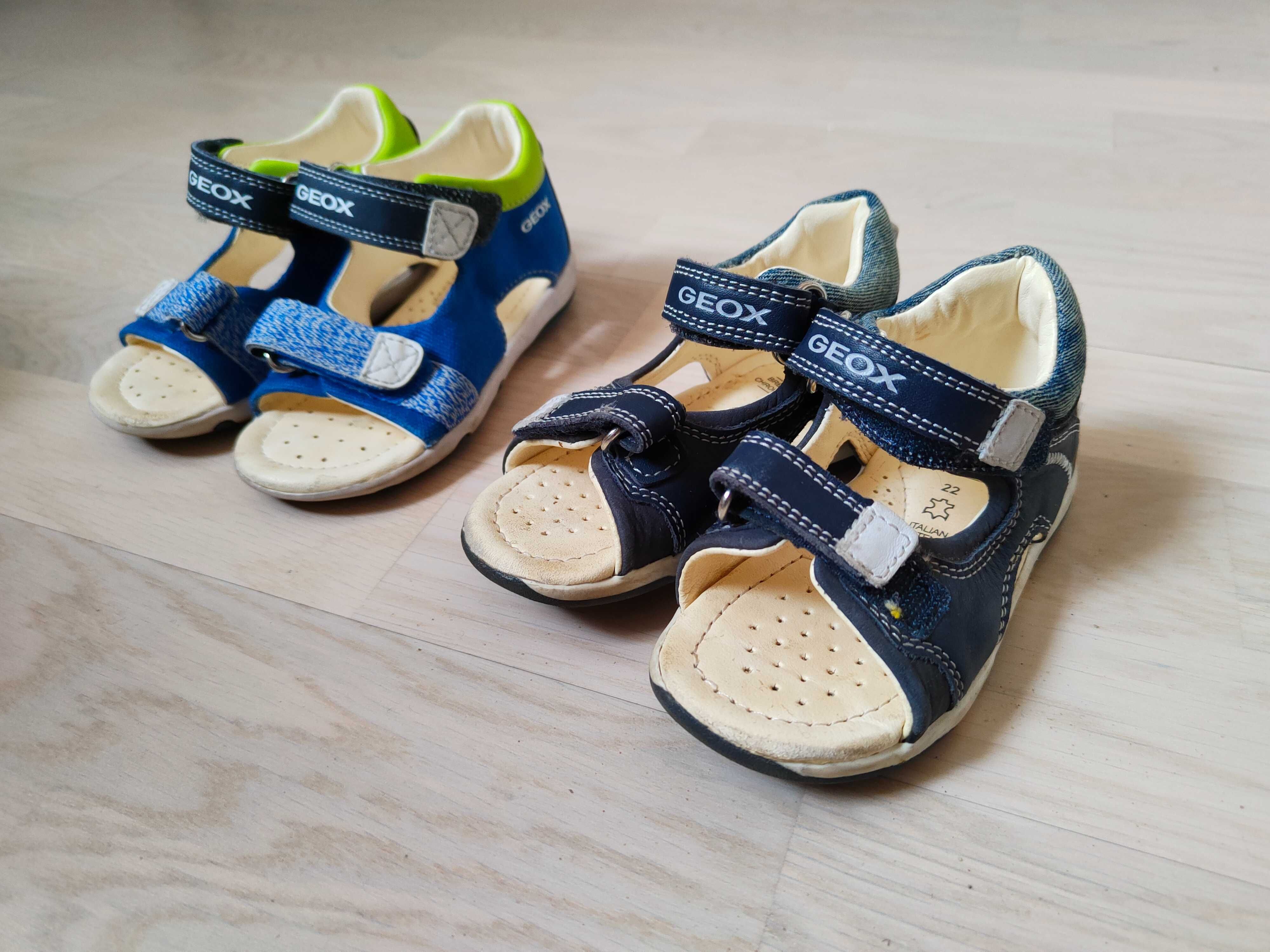 Детская обувь: шлепки crocs, босоножки Geox22-24, резиновые сапоги