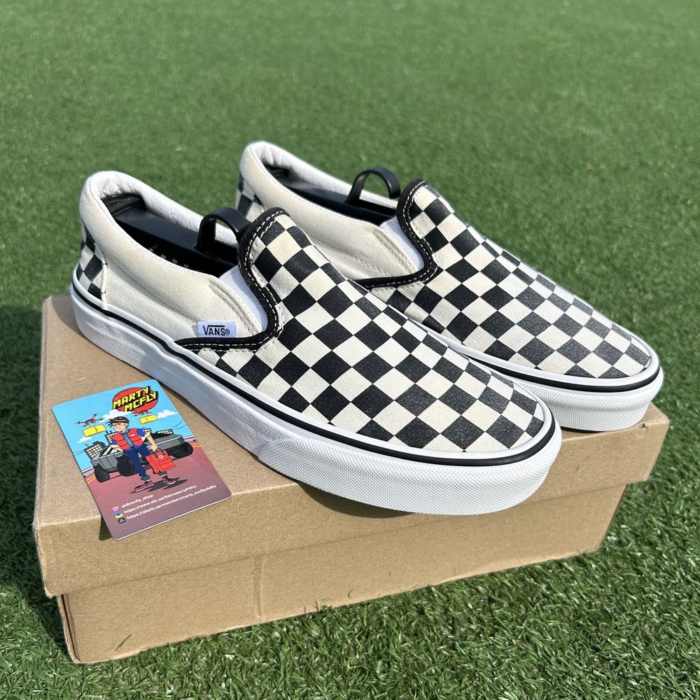 Жіночі сліпони кеди Vans Slip-on checkerboard Old Skool Era 40 р