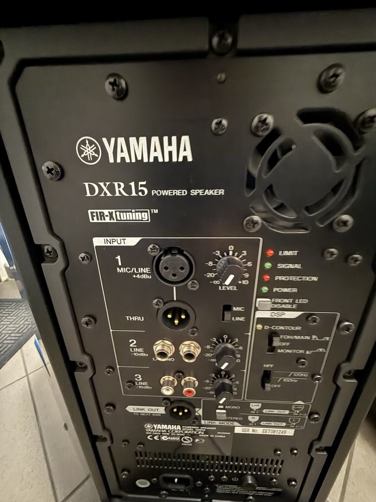 Yamaha DXR 15  - 2 szt pokrowce stan idealny użyte 1 raz !!