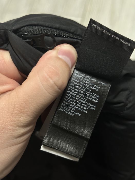 Мікропуховік пуховик The North Face 550 Black Jacket