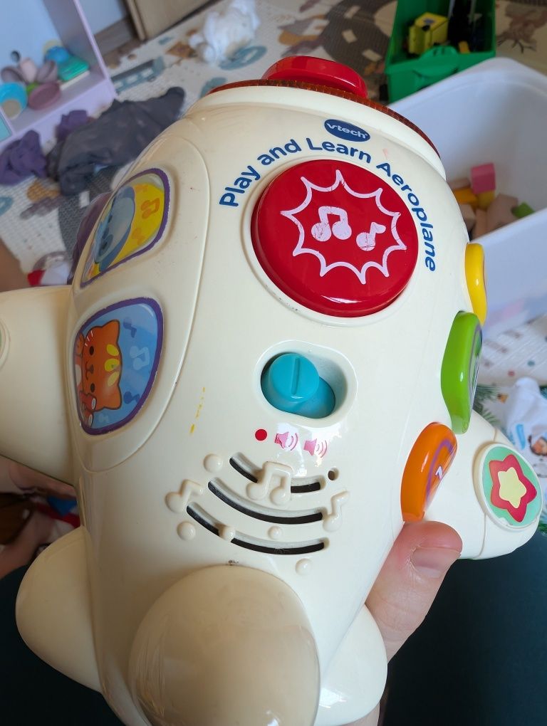 Zabawka interaktywna VTech Play and Learn Aeroplane samolot - w języku