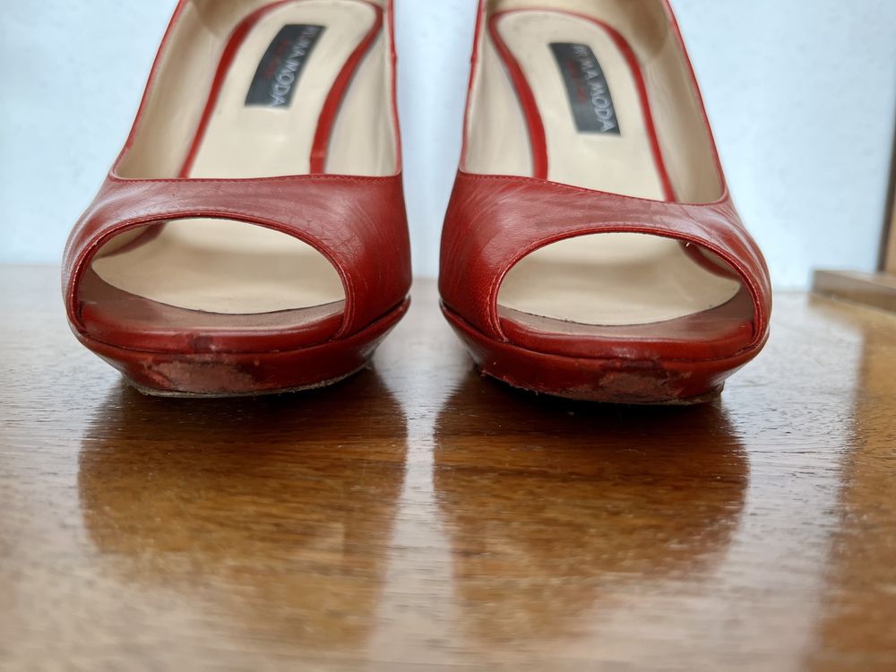 Buty, szpilki, czółenka bez palca, r.36