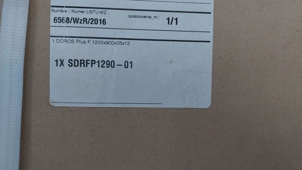 Brodzik Radaway Doros Plus F 120x90