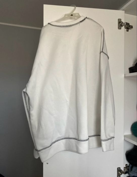 Biała damska bluza