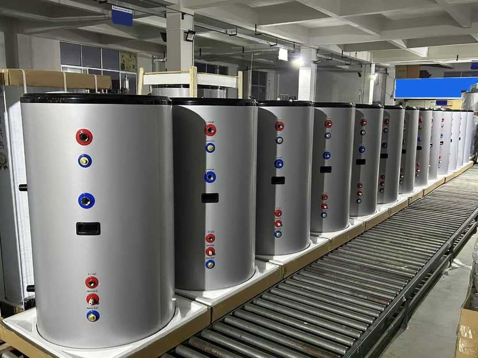 Bojler Bufor 200L z wężownicą 3,50m² stal nierdzewna nierdzewka
