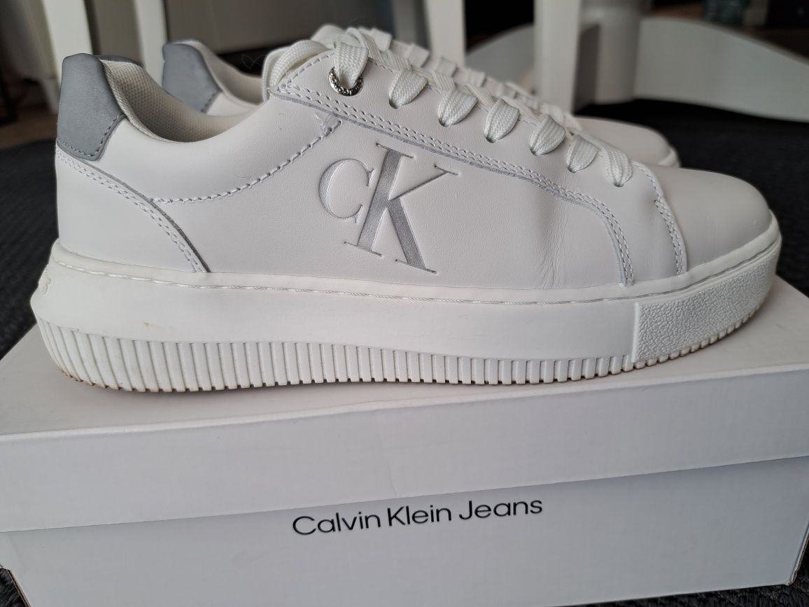 Buty Calvin Klein białe sneakersy