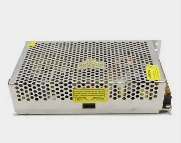 Блок питания адаптер 12V 20A металлический корпус и встроенный кулер