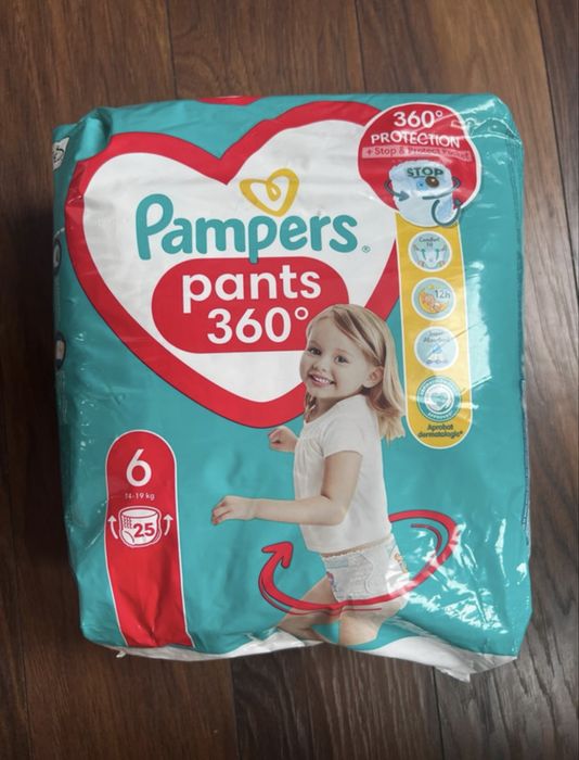 #pieluchomajtki pantsy pampers rozmiar 6