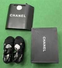 Sandały na obcasie Chanel