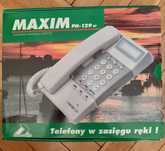 Telefon biały stacjonarny Cyfral Maxim Ph-129 sp