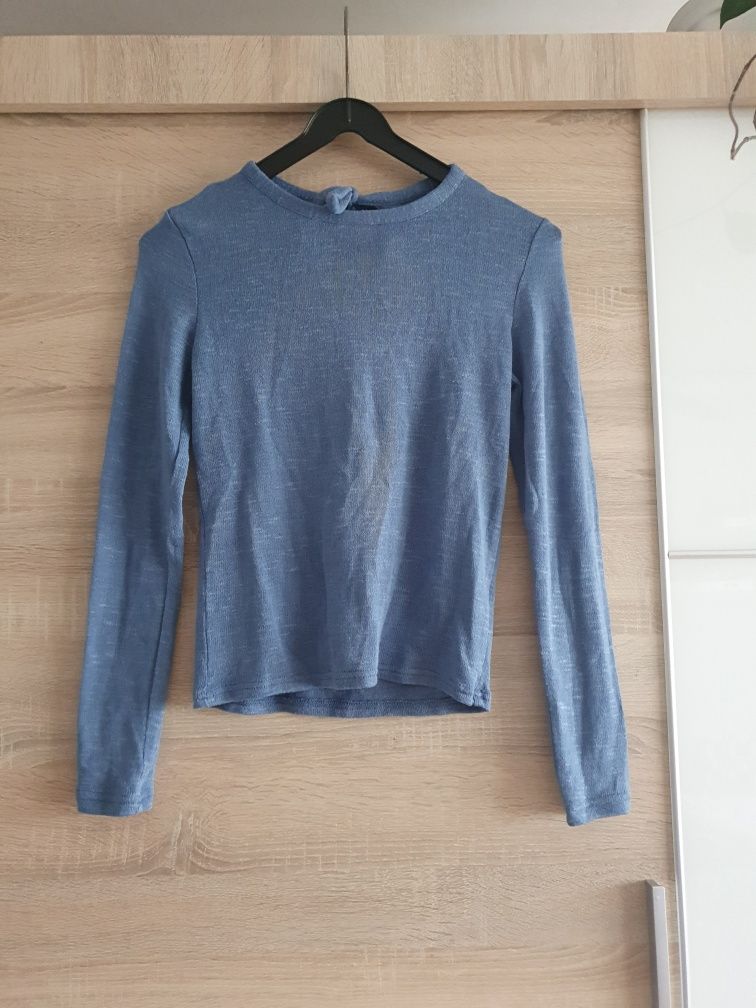 Krótka bluzka z długim rękawem H&M