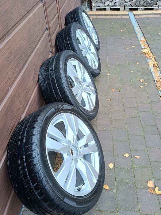 Alu FELGI MERCEDES C,E Klasa z oponami zimowymi 235×45×17, 5×112