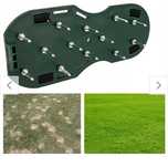 Aerator ogrodowy, buty do napowietrzana trawnika
