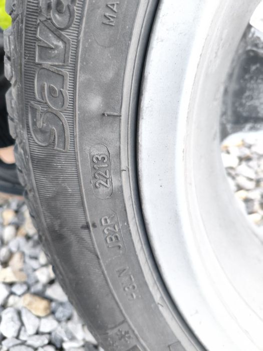 Koła felgi SKODA aluminiowe R15 ET 43 2 szt opony opona zimowa felga