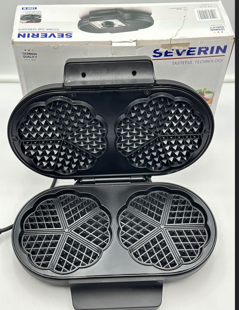 Gofrownica Severin 1200 W czarny
