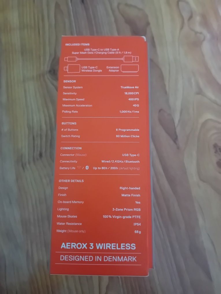 Mysz komputerowa steelseries Aerox 3 wireless