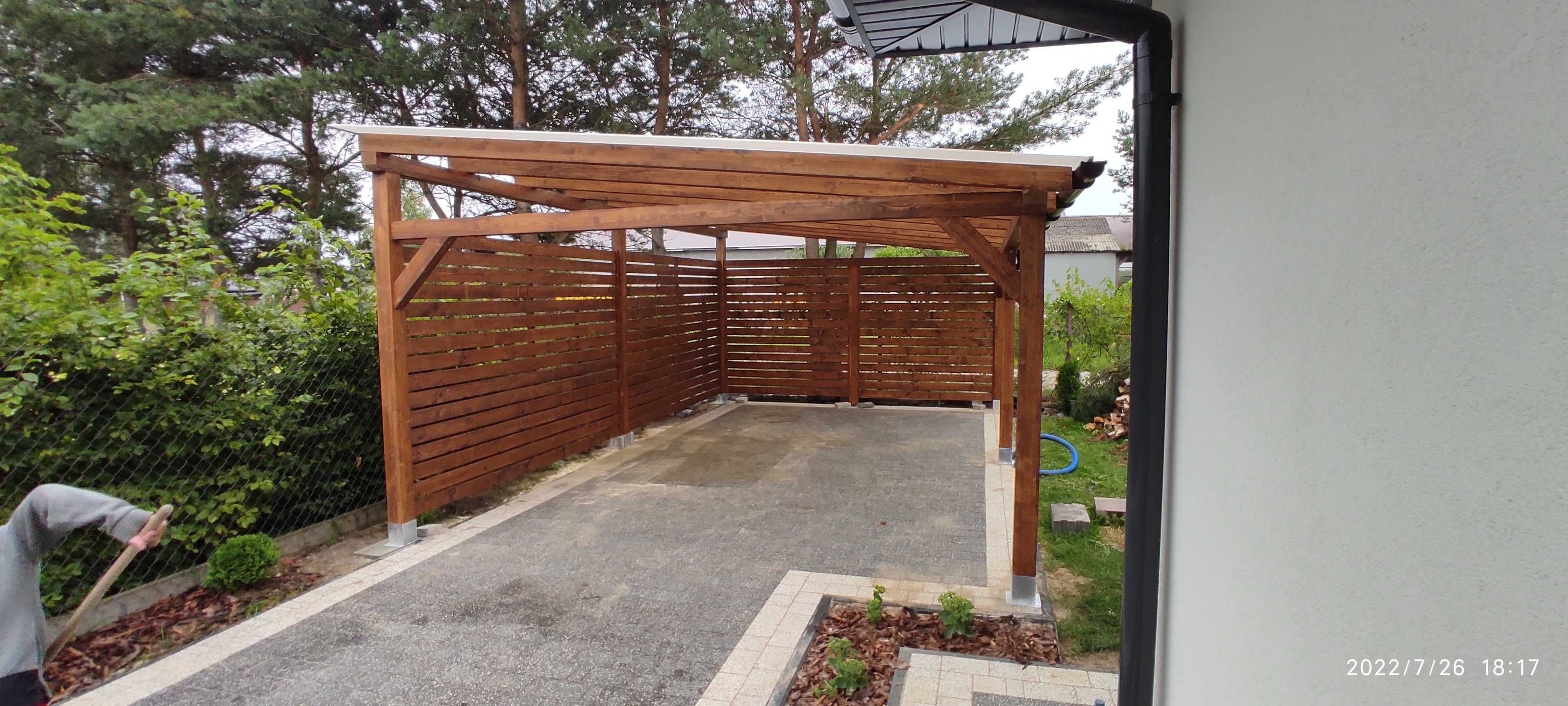 Wiata, carport, zadaszenie