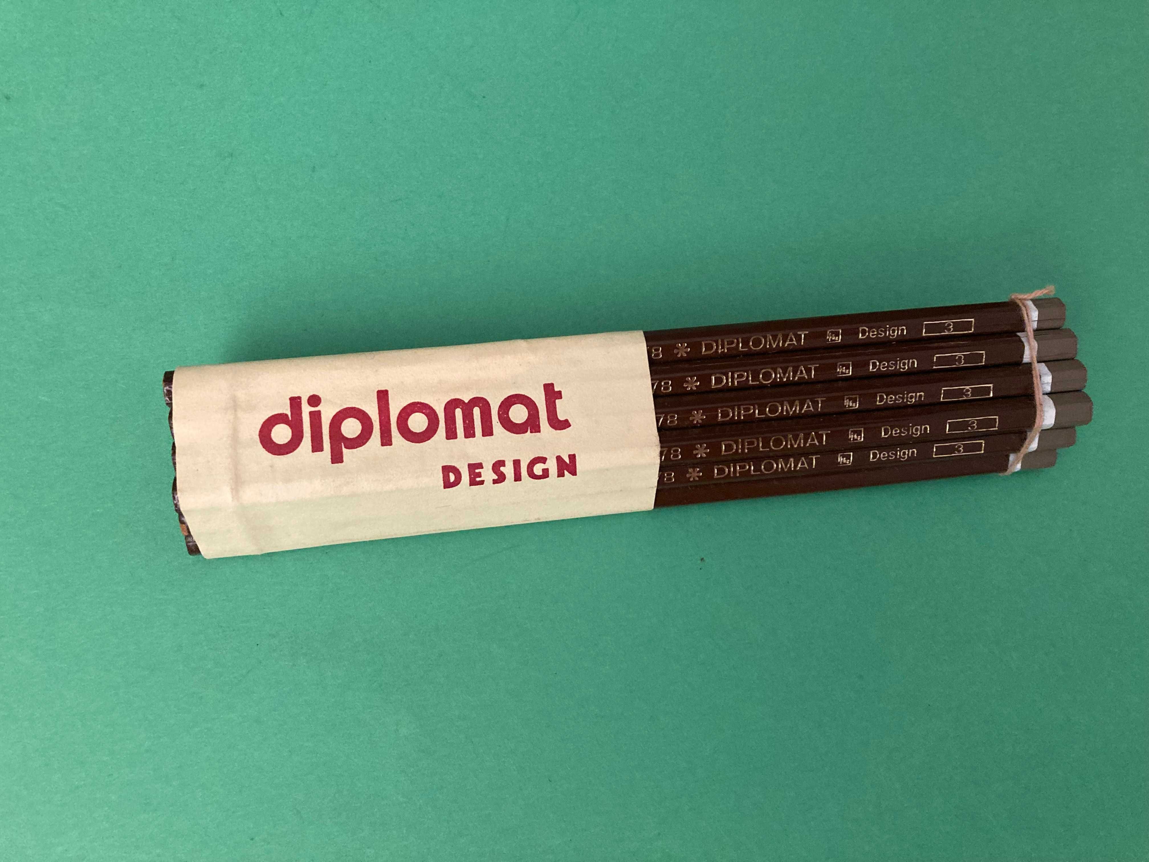 Raros Lápis Diplomat Design da marca Firmo Anos 60/70