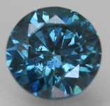 Diament Brylant Naturalny Niebieski 1 Karat VS2 Certyfikat Numer