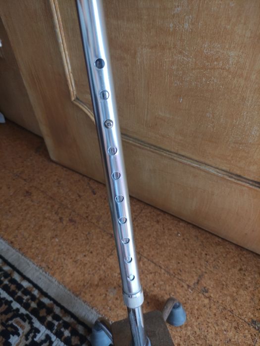 Bengala Muleta Inox 4 apoios