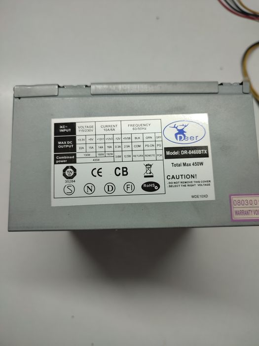 Fonte de alimentação Deer