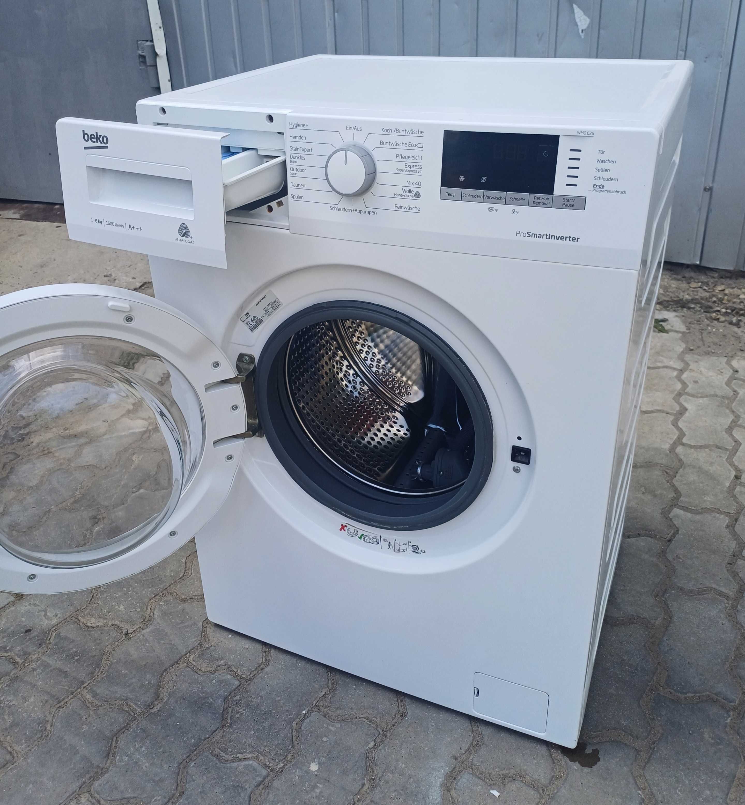 Вузка пральна машина Beko WMO 626 6 кг 1600 об ProSmart інвертор б/в