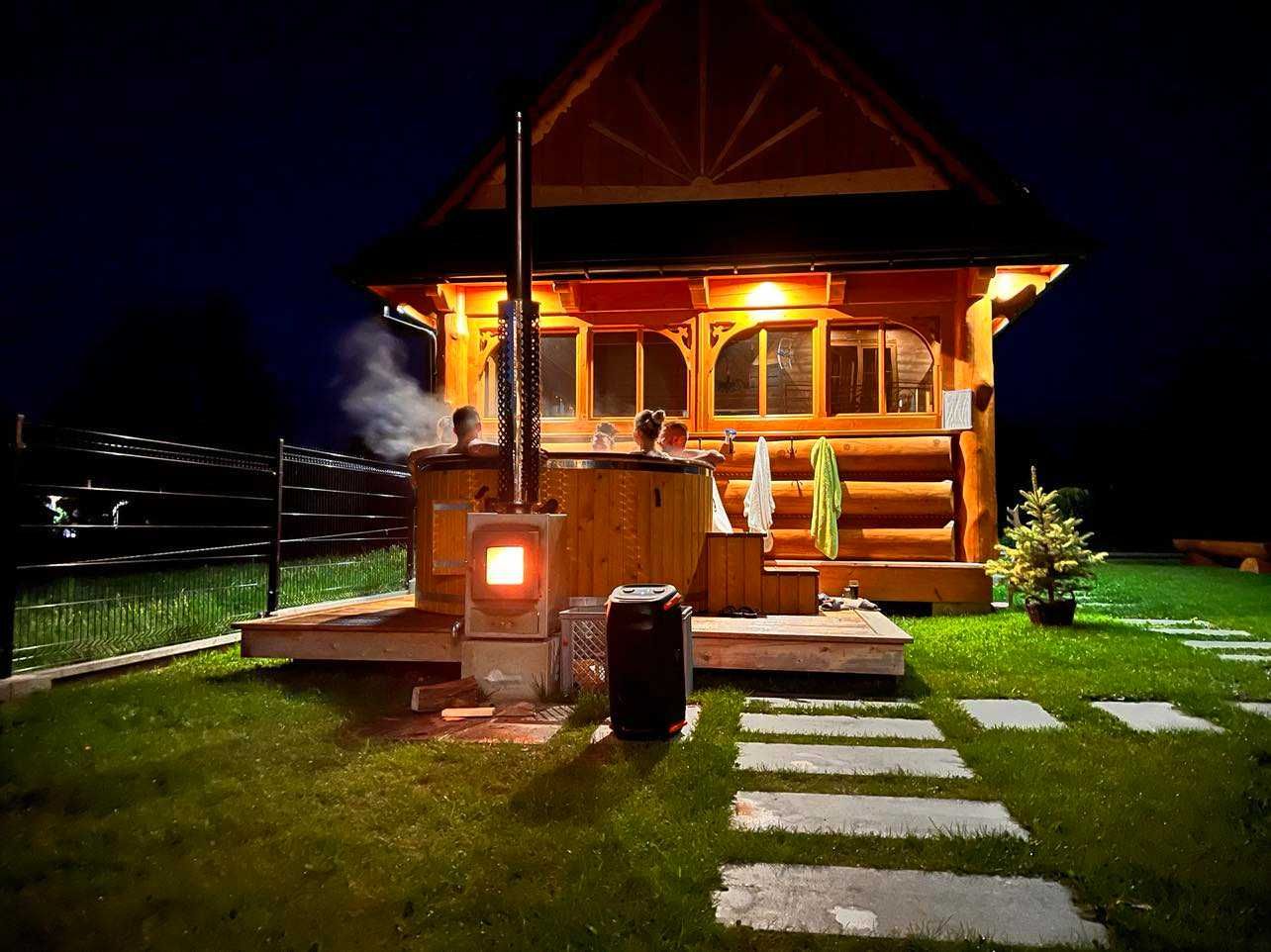 Domki w Chochołowie, balia z jacuzzi