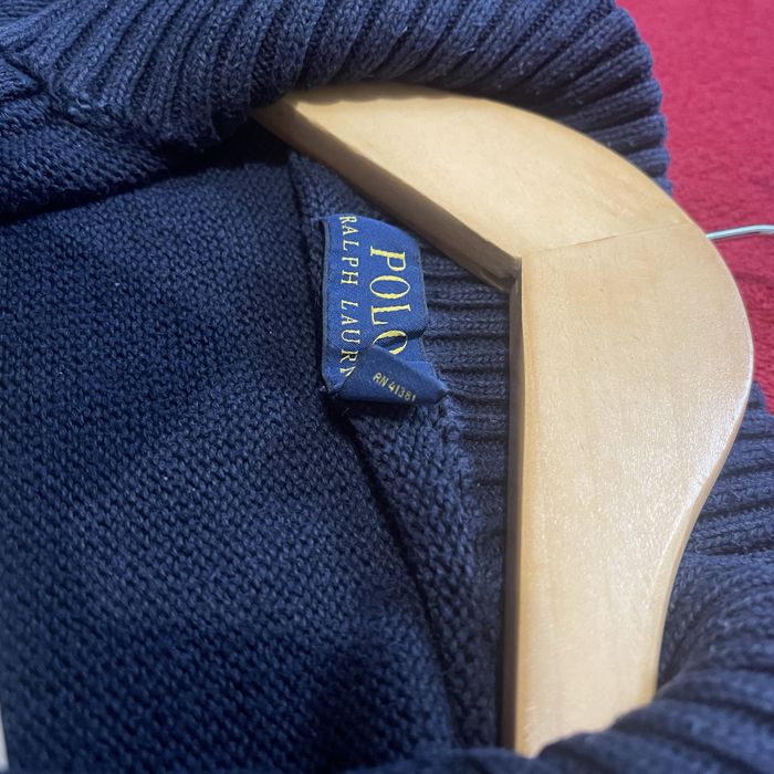 Полузамок Polo ralph lauren темно-синього кольору