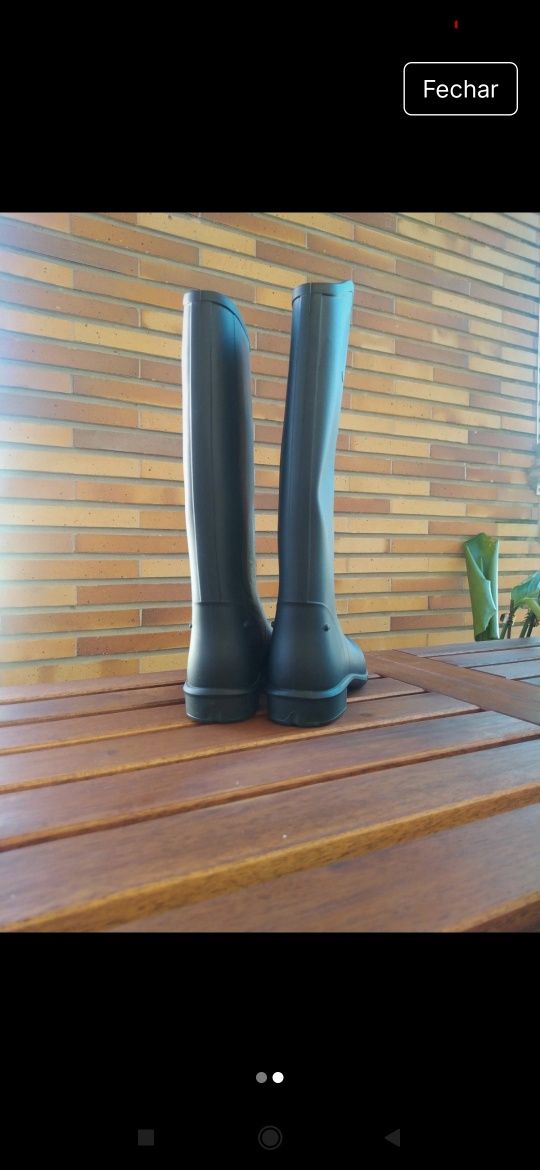 Botas equitação/borracha da Decathlon