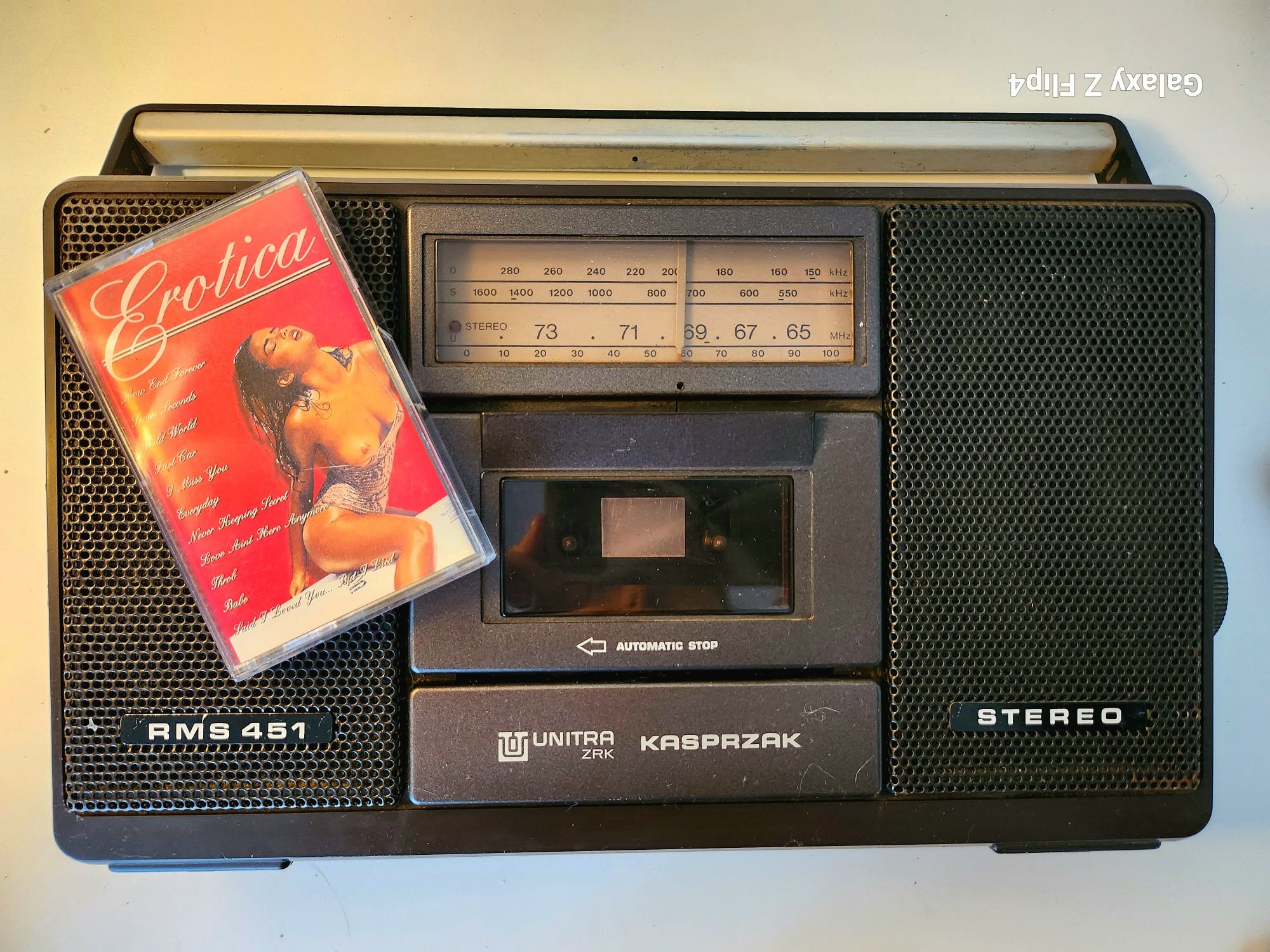 Radiomagnetofon stereo Kasprzak RMS 451 SPRAWNY