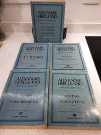 Cinco livros de Alexandre Herculano