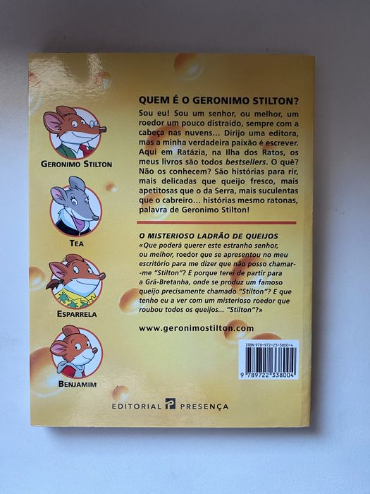 Geronimo stilton o misterioso ladrão de queijos