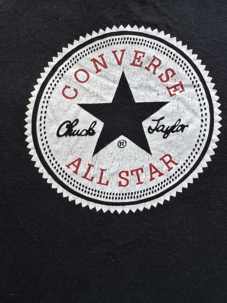 Koszulka Converse All Star czarna 100% bawełna | Roly Kids 7-8 lat