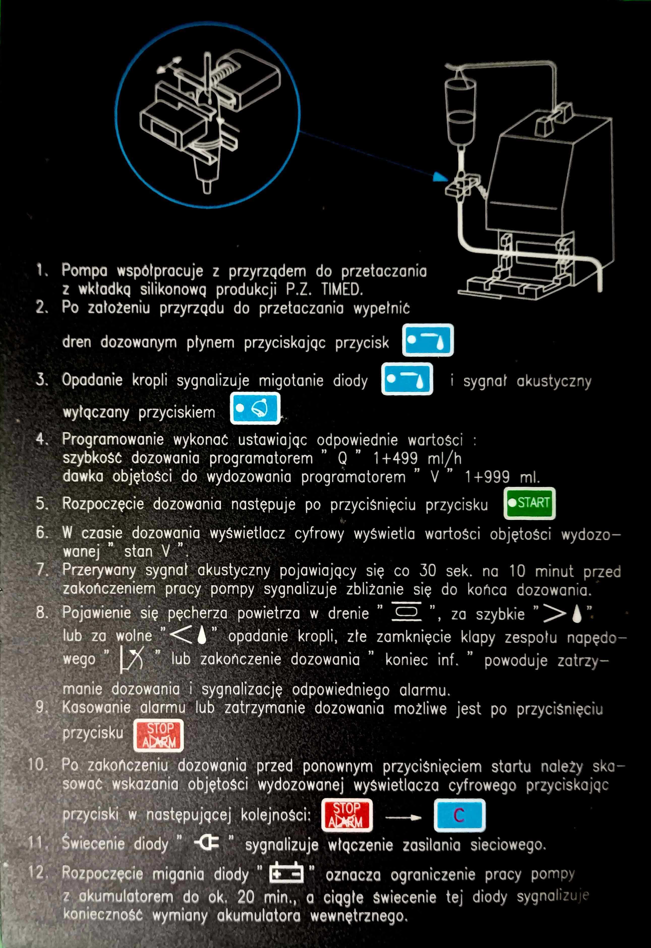 Pompa infuzyjna 601SP