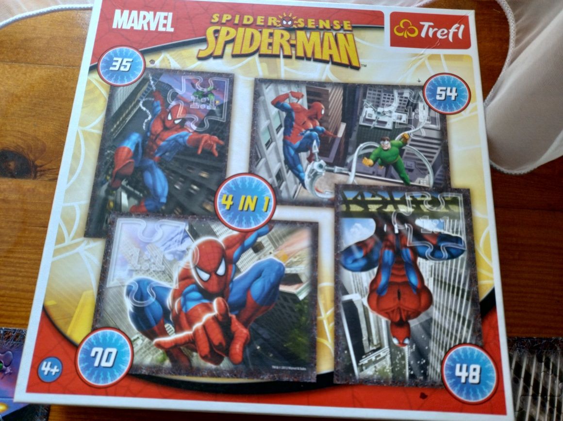 Puzzle 4 w 1 Spider-Man