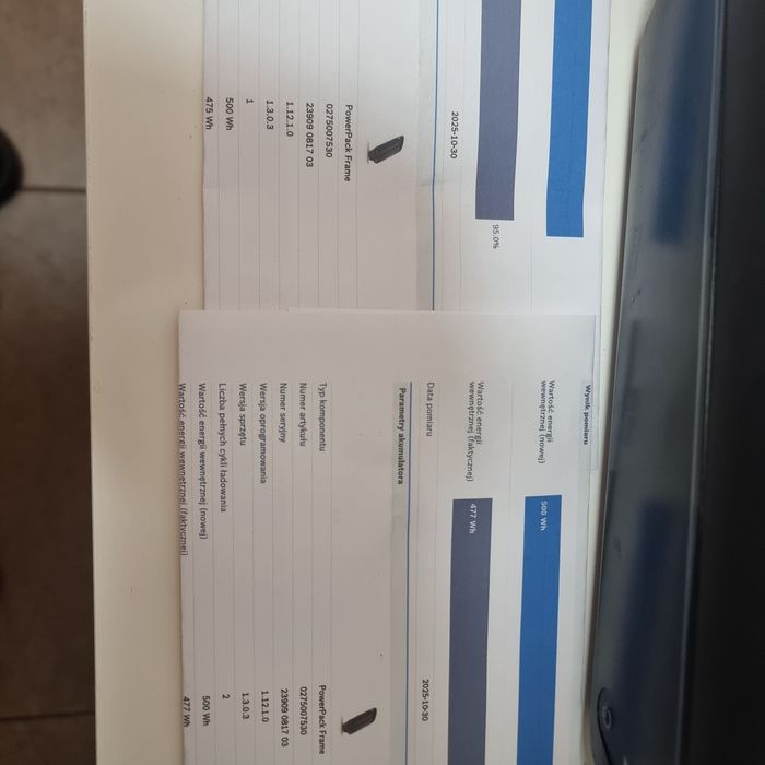 Część do rower Bosch BATERIA Bosch PowerPack 500wh 13.4ah 2 CYKLE RAMA