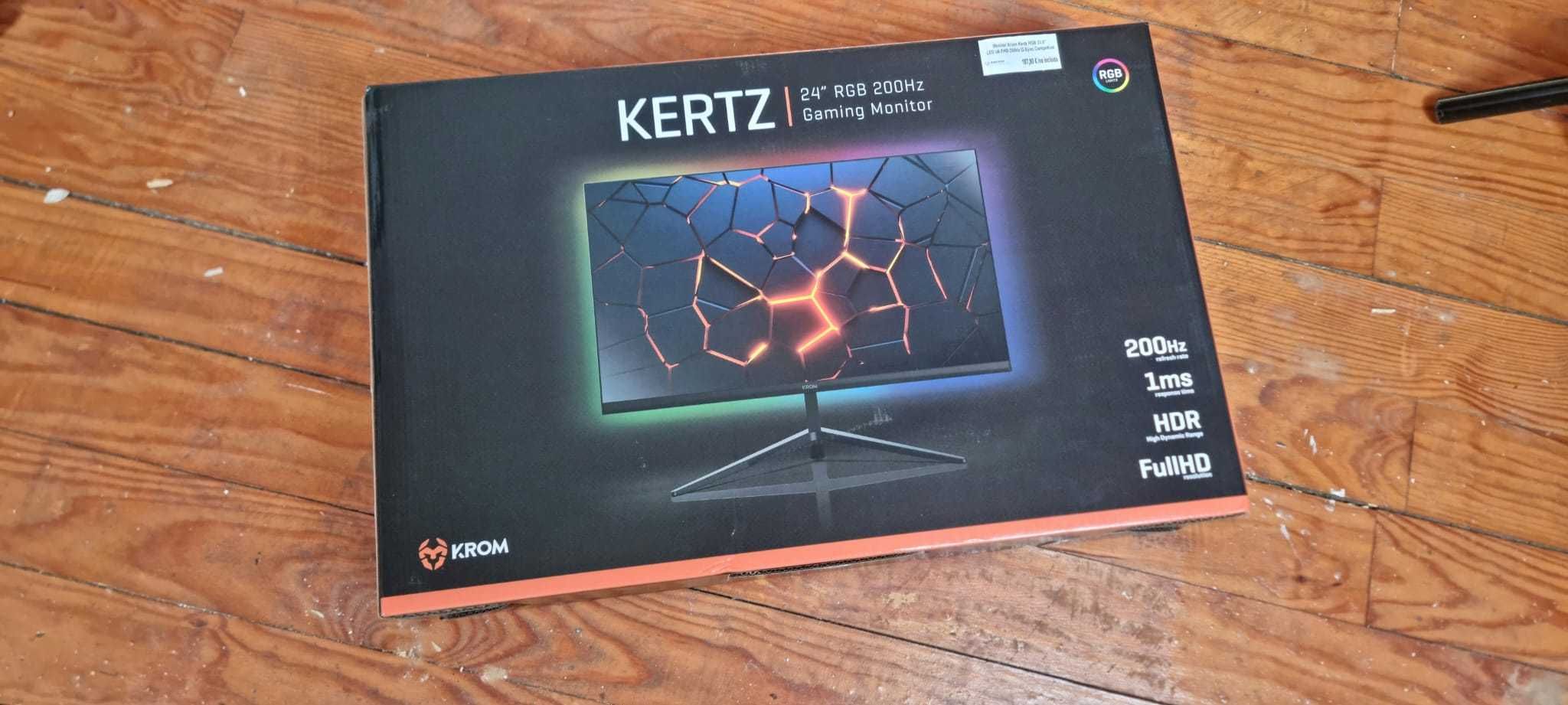 Monitor 200hz Krom c/ garantia 1,5 anos