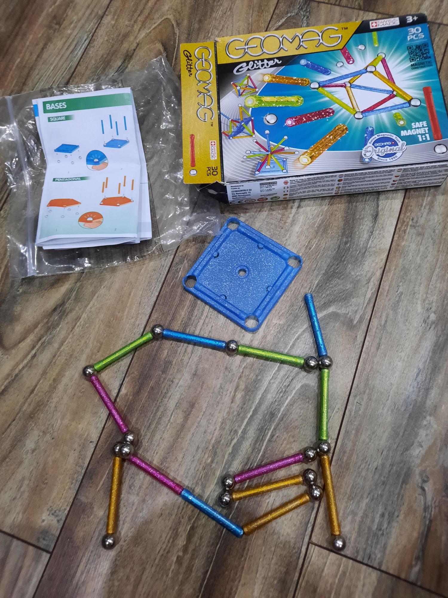 Klocki magnetyczne geomag stan jak nowe