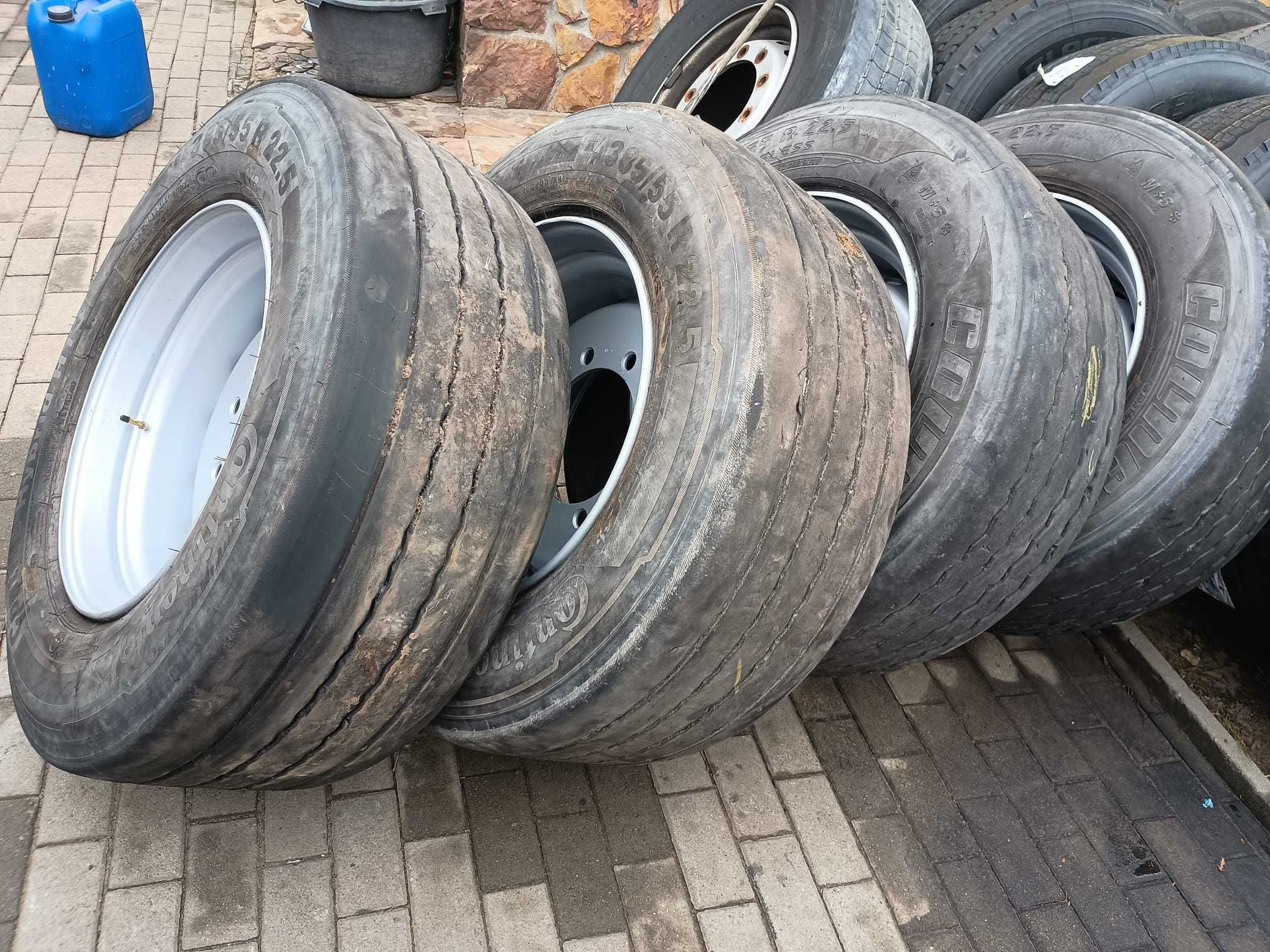 Koła 22,5 do przyczepy hl d55 i innych 8 i 6 otworów piasta 161 i 221