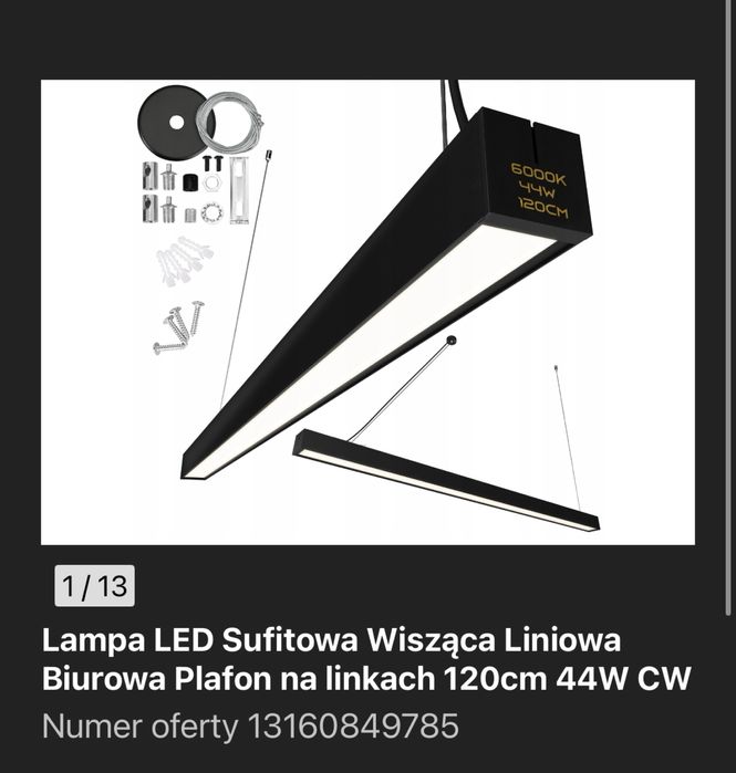 Lampa led - nowa