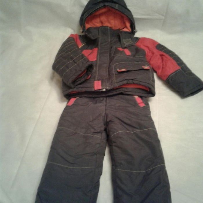 Зимний комплект костюм курточка полукомбинезон