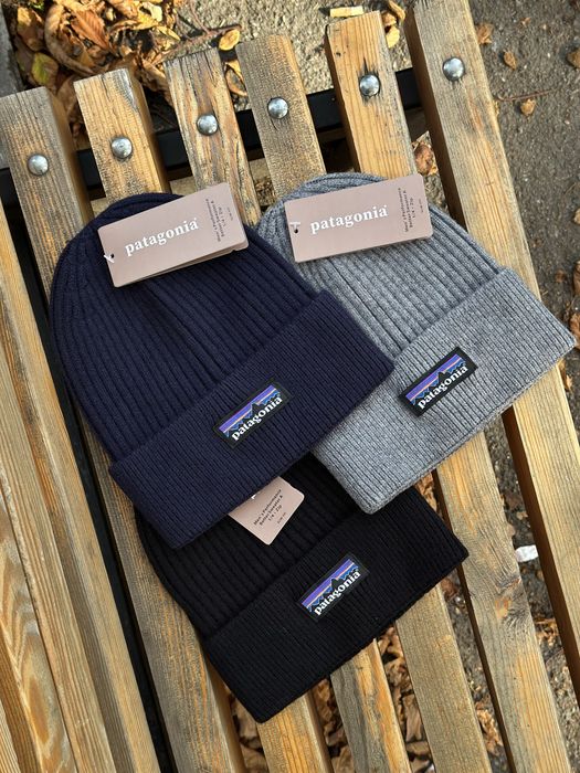 Шапка Патагония мужская теплая зимняя Шапка Patagonia стильная для муж