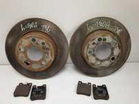 TARCZE HAMULCOWE KLOCKI TYŁ MERCEDES W140 3.2
