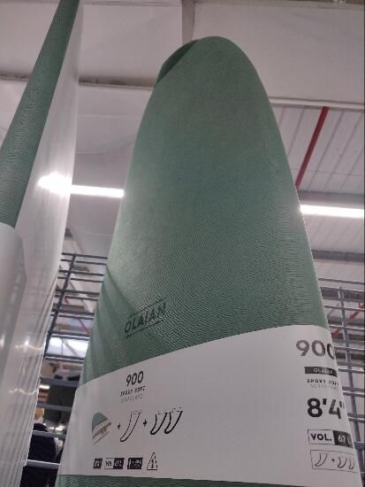 Prancha de Surf 900 Epóxi Soft 8'4' com 3 quilhas.