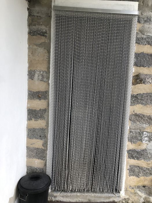 Cortina exterior para moscas