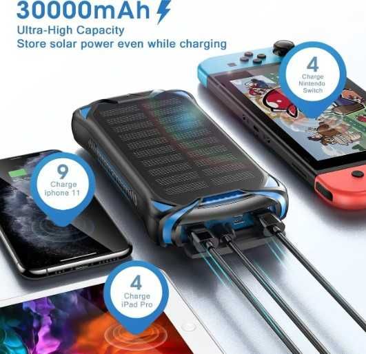 Павер банк S18 Ver Wireless Charging 30000mAh
